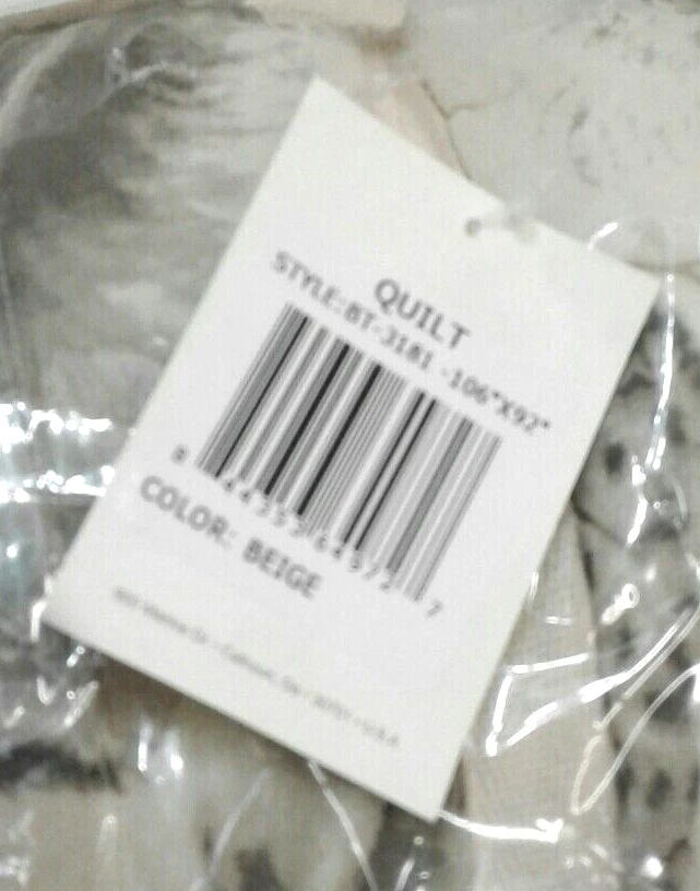 Rizzy Home BT-3181 Ropa de Cama Nido Plumado Beige King Edredón 106" x 92" Foto 4 de 4