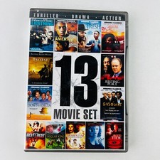 13 Film Set DVD 3 Disc Box Set Thriller, Drama, Action