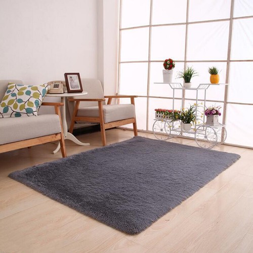 Fluffy Rugs Anti-Skid Shaggy Area Rug Dining Room Carpet Floor Mat Home Bedroo ┊ - Picture 13 of 31