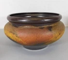 9816/377 Vintage Royal Haeger USA Pottery Earth Wrap Lava Jardiniere Bowl / Plan