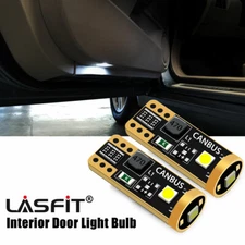 LASFIT T10 168 194 LED Interior Door Light Bulb 6000K Cool White Free Return 2X