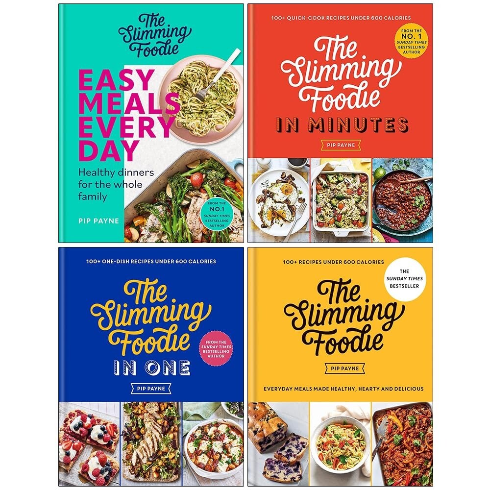 Pip Payne Collection 4 Books Set The Slimming Foodie Easy Meals Every Day