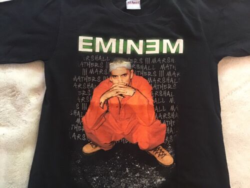 Eminem Marshall Mathers LP USA  Anger Management Tour 2000 T-Shirt Criminal VTG - Picture 1 of 10