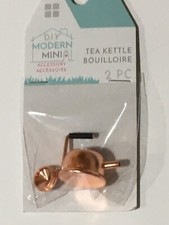 DIY MODERN MINI DOLLHOUSE MINIATURE 1" TEA KETTLE FREE SHIP