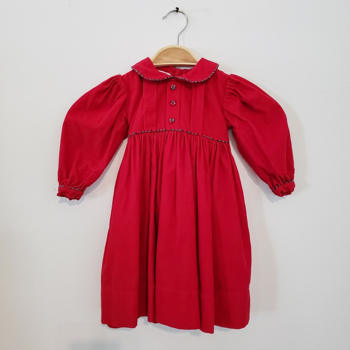 girls size 18 christmas dress Girl Christmas Dress Baby Girl Dress Toddler Winter Red Long Sleeve Doll Collar Pageant Princess Dress