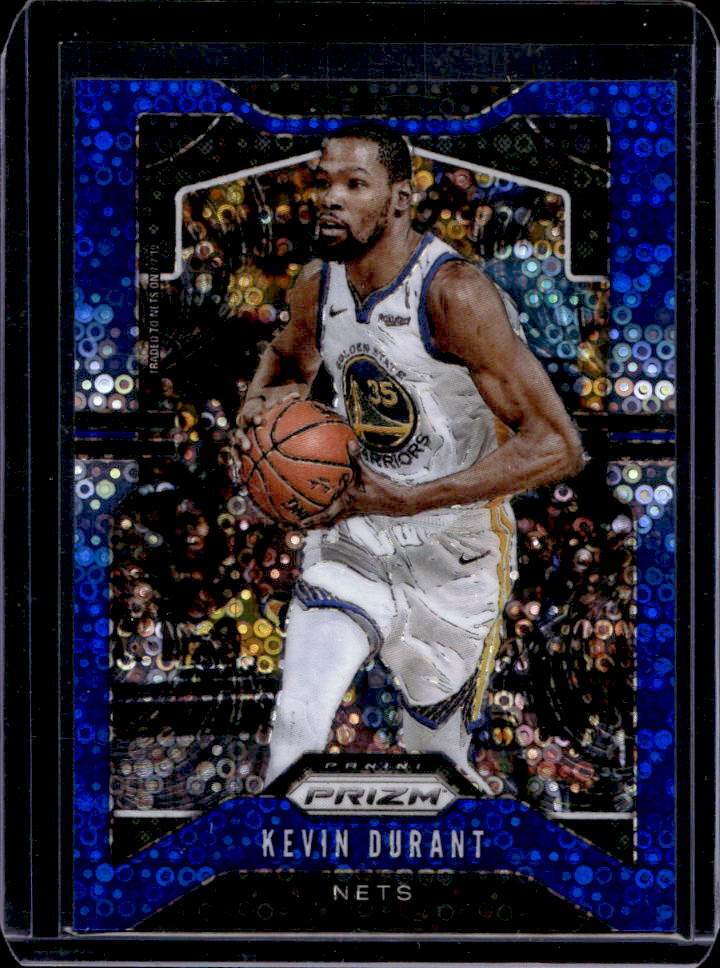 2019-20 Prizm Kevin Durant Prizms Fast Break Blue #133/175 #210
