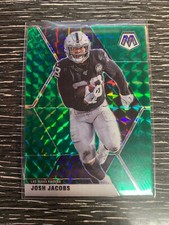 2020 Panini Mosaic Josh Jacobs Green Prizm  #104 7AA