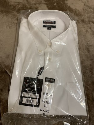 kirkland white dress shirts