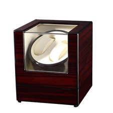 Double Automatic Watch Winder Box Luxury Wooden Watch Storage Case for Men