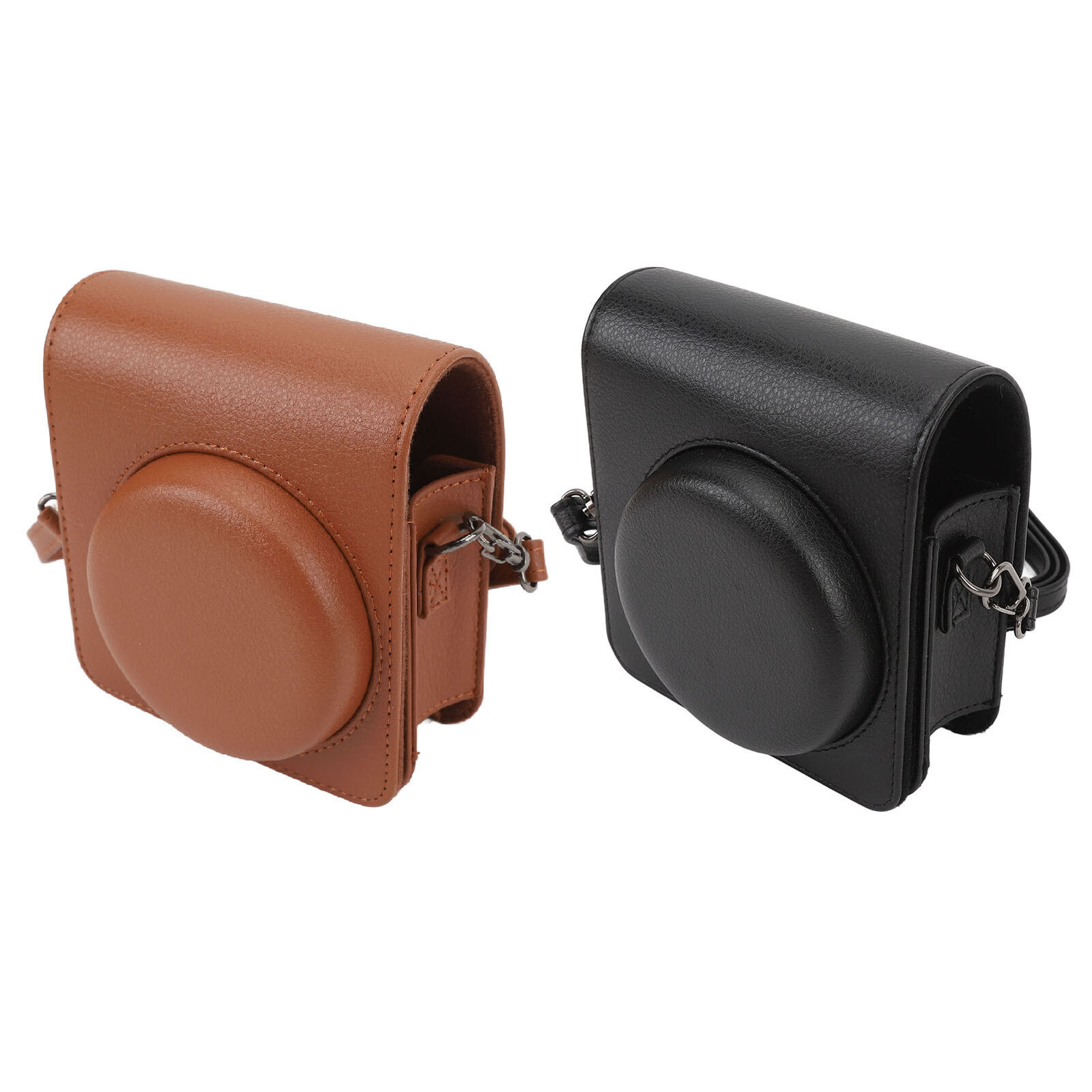 Mini 99 Retro PU Leather Instant Camera Case with Strap for Protection-image