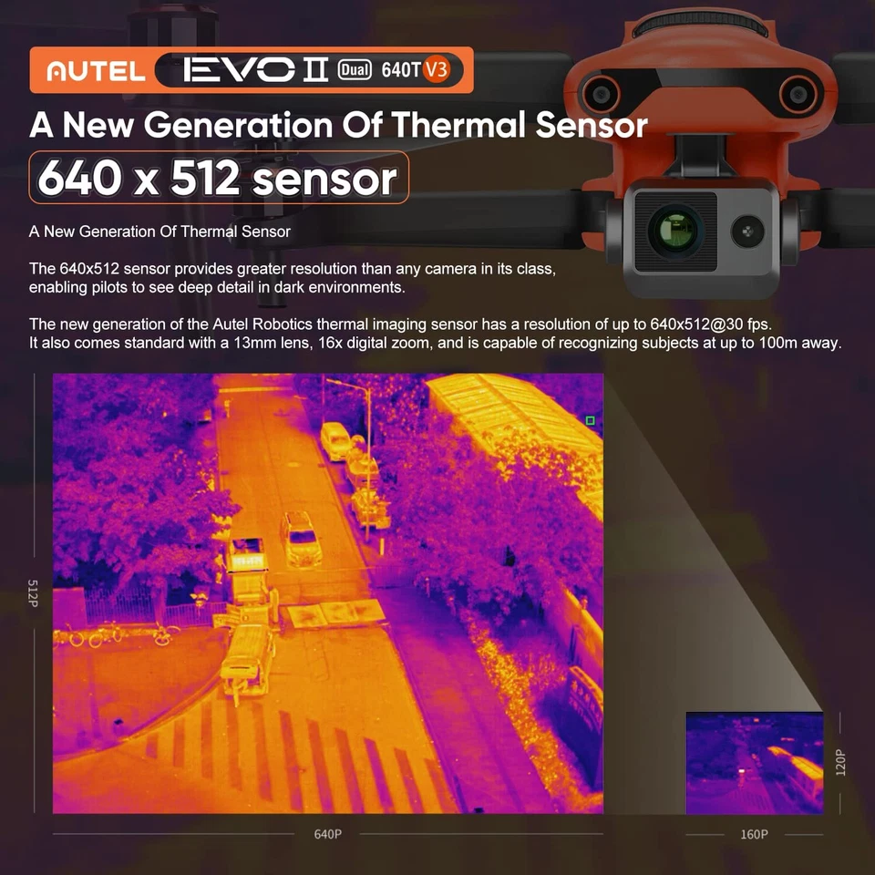 2025 Autel Robotics Evo 2 Dual 640t V3 Thermal Camera Rugged Bundle Thermal - Image 4 of 4