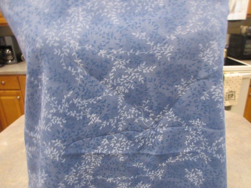 Women's Adult Hand-Crafted Apron for Kitchen/Art Work/Gardening~ Blue Floral - Picture 4 of 5