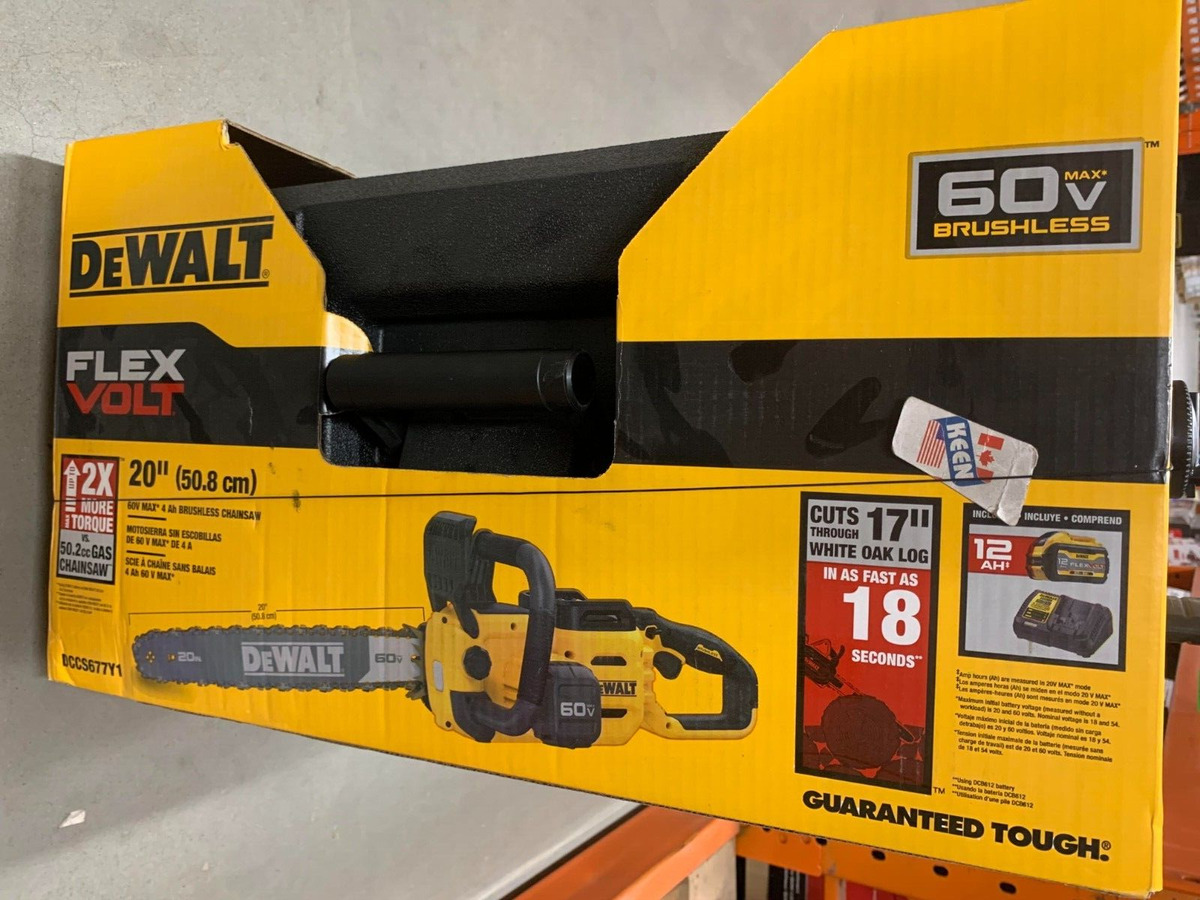 Motosierra dewalt bateria