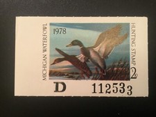 ICOLLECTZONE US 1978 Michigan #3 XF NH 