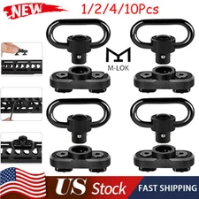 1.25" QD Sling Swivels Mounts for MLock Rail System or Fit Two Point Rifle Sling
