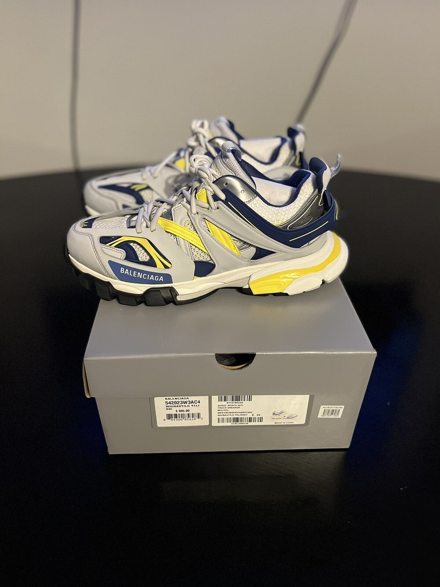 balenciaga track dark blue