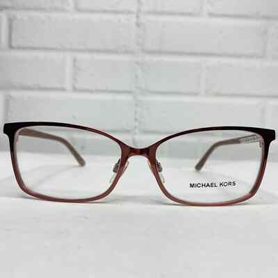 Michael Kors MK-HT-0074-14 Eyeglasses 55-15-140 Maroon Metal and Wood H2506‎ Michael Kors MK-HT-0074-14 Eyeglasses | Mercari main image 3