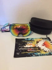 Phibee Snowboard Ski Goggles With Bag And Case