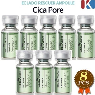 ECLADO Rescuer Ampoule Cica Pore 3.5ml 8EA Blemish Care Ampoule Soothing Ampoule