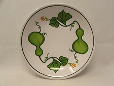 WSO36 by Williams-Sonoma Pasta Bowl Green Gourds Green Band b361