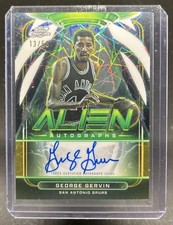 2025-26 Topps Cosmic Chrome George Gervin Alien Auto Gold Refractor #/50