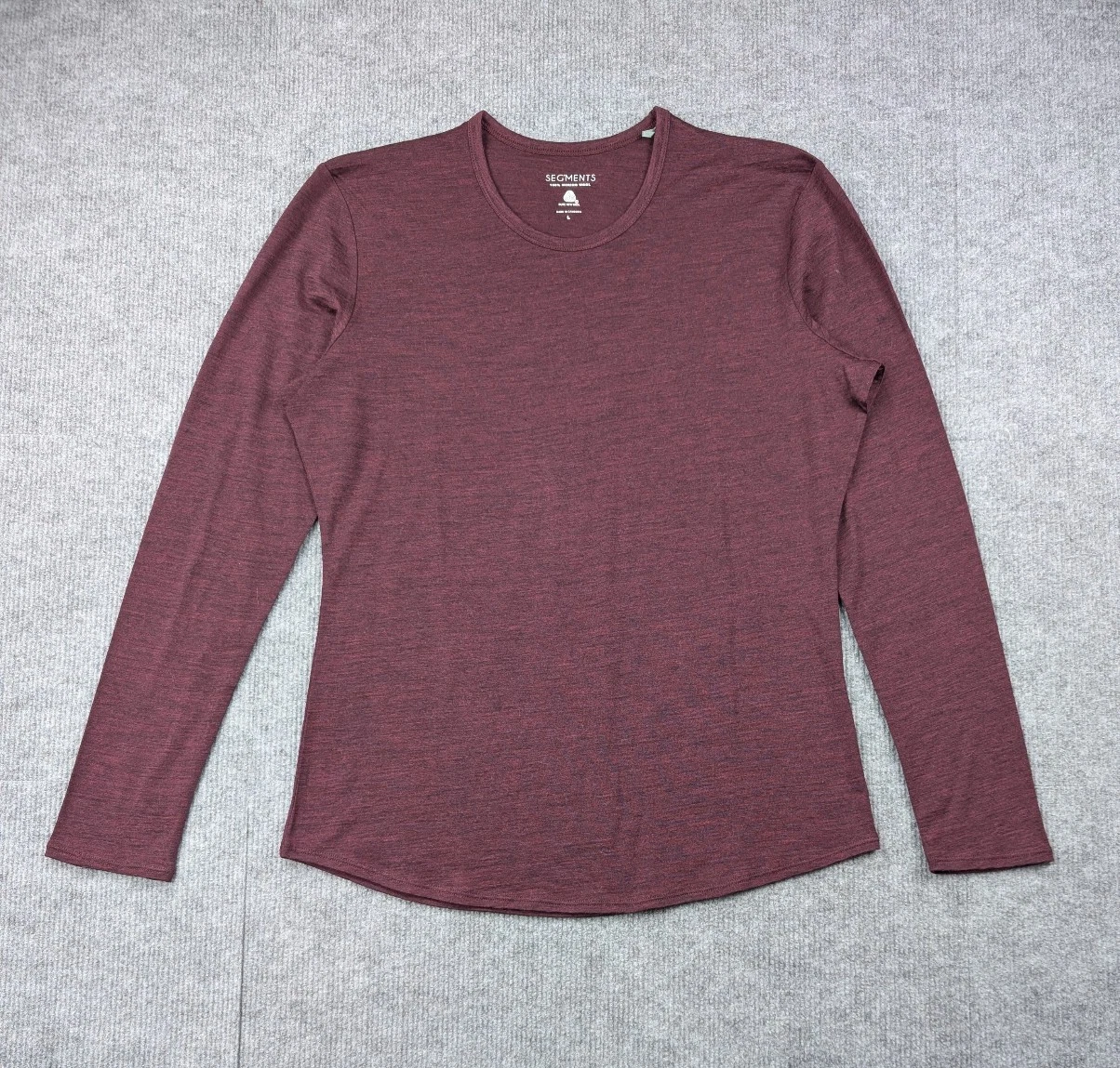 Segments Merino Wool Base Layer Womens Large Shirt Outdoors Lightweight Hike
Opens in a new window o