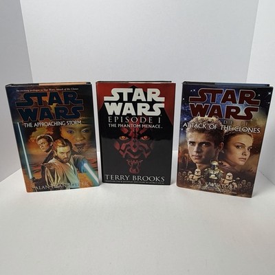 Star Wars Prequel Hardcover Lot 3 Books Phantom Menace Attack Clones