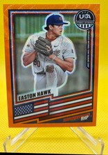 2026 Panini Baseball Stars and Stripes Prizm Easton Hawk Orange Wave /75 #76