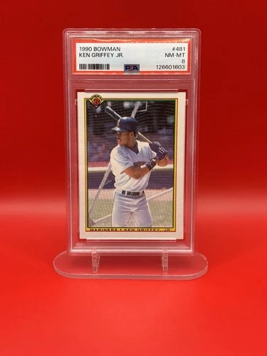 1990 Bowman  Ken Griffey Jr #481 PSA 8