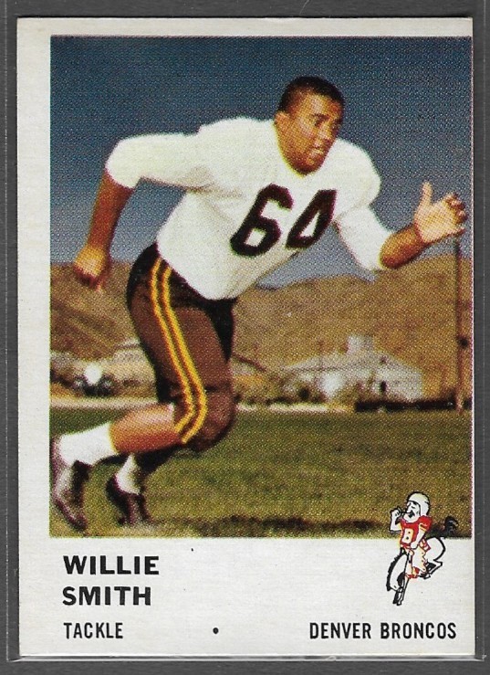 1961 Fleer #149 Willie Smith (VG-EX) Denver Broncos