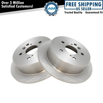 Rear Disc Brake Rotor Pair Set for Lexus Toyota Highlander New
