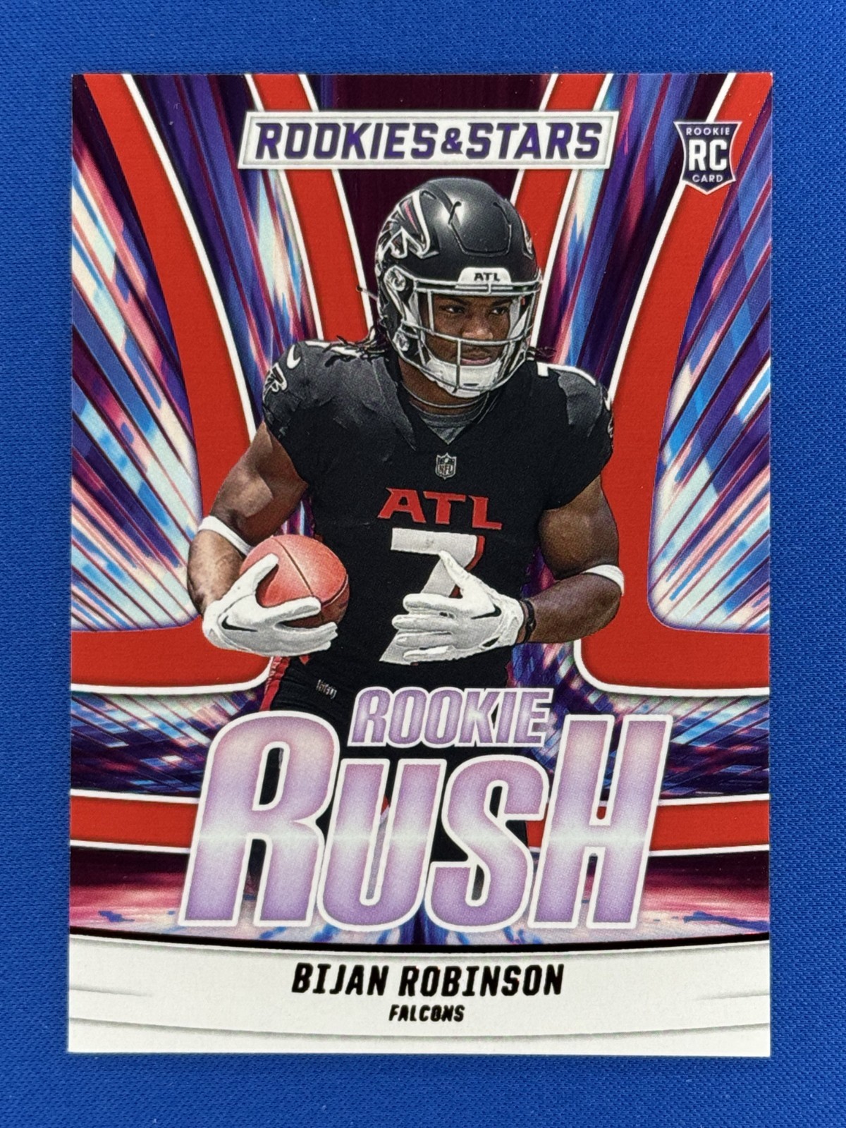 2023 Rookies & Stars #RR-2 Bijan Robinson Rookie Rush RC Falcons
