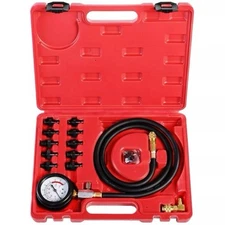 Oil Pressure Tester Kit, 0-140 PSI Engine Oil Pressure Tester Gauge Tool Kit for