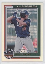 2022 Panini USA Baseball Stars & Stripes Team Logo Gold 23/25 Riley Stanford tj1