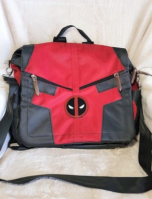 RARE Marvel Deadpool Convertible Backpack / Messenger Laptop Bag Near Mint