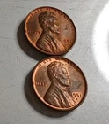 1951-P & D AU Lincoln Wheat Cent Lot Of 2 Coins ~ Free Shipping!