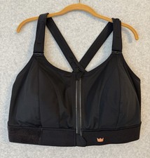 Shefit She Fit Ultimate Sports Bra Black High Impact Support Size 5 Luxe
