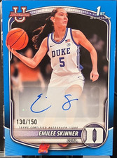 Topps Chrome McDonald's All American Emilee Skinner Autograph RC /150 WT-ES Duke