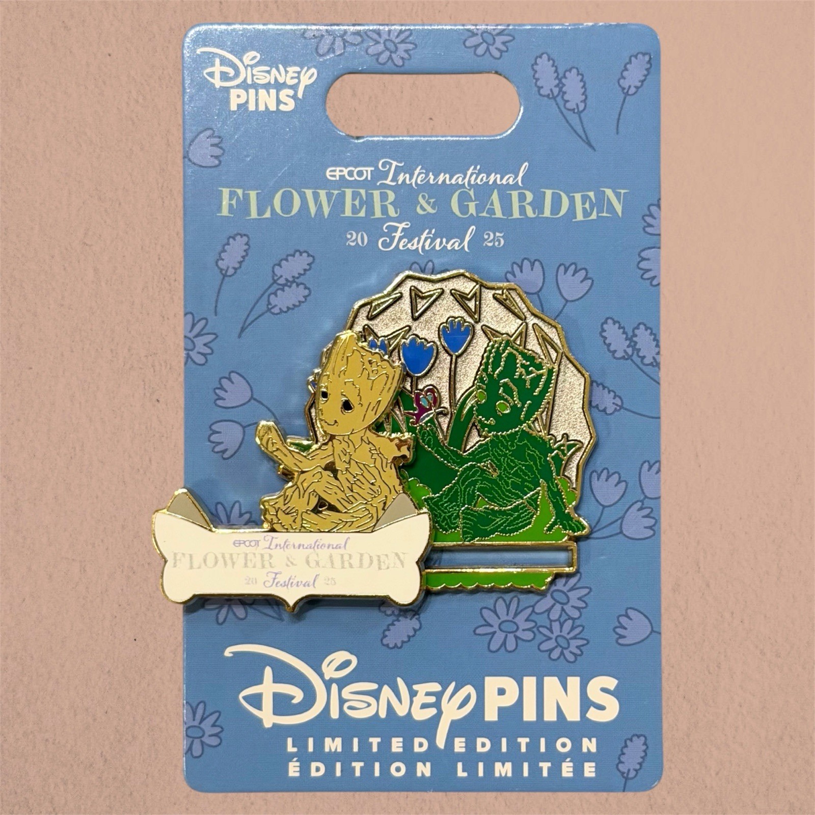 Disney 2025 Epcot Flower & Garden Gardians of the Galaxy Groot LE 4000 Pin