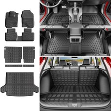 powoq Floor Mats Compatible with 2023-2026 Honda HRV Trunk Mat TPE Backrest M...