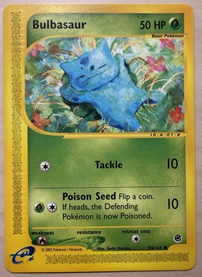 Pokemon Card - Expedition 94/165 - BULBASAUR (common) NM/LP