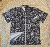 Umbro Slam Jam Print Short Sleeve Shirt White Black Made In Italy Men’s Size S 
