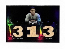 2007 Topps Triple Threads Bill Dickey 5/27 Jersey Relic Card Yankees HOF