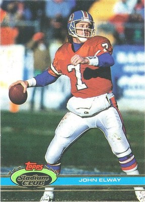 1991 STADIUM-CLUB John Elway BRONCOS Stanford