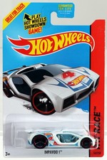 Hot Wheels Impavido 1 HW Race 2014 Series - BFG44 NRFP White 1:64