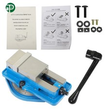 Precision 3 Inch Milling Machine Lockdown Vise With 360 Swiveling Base