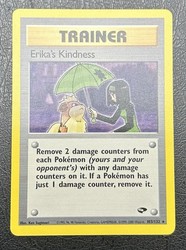 Erika's Kindness 103/132 Gym Challenge Rare Trainer
