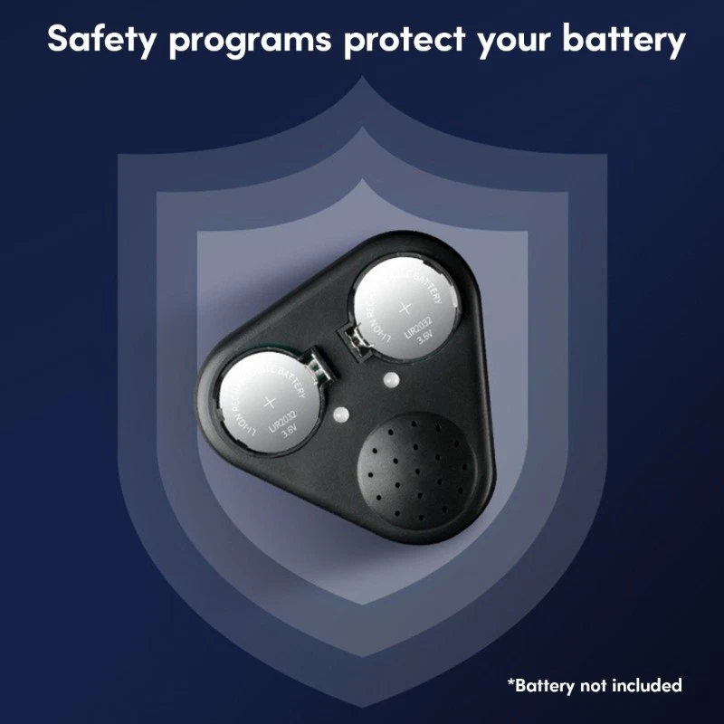 Button Coin Cell Battery Charger Voice Reminder Button Battery Rechargeable - Image 4 of 4