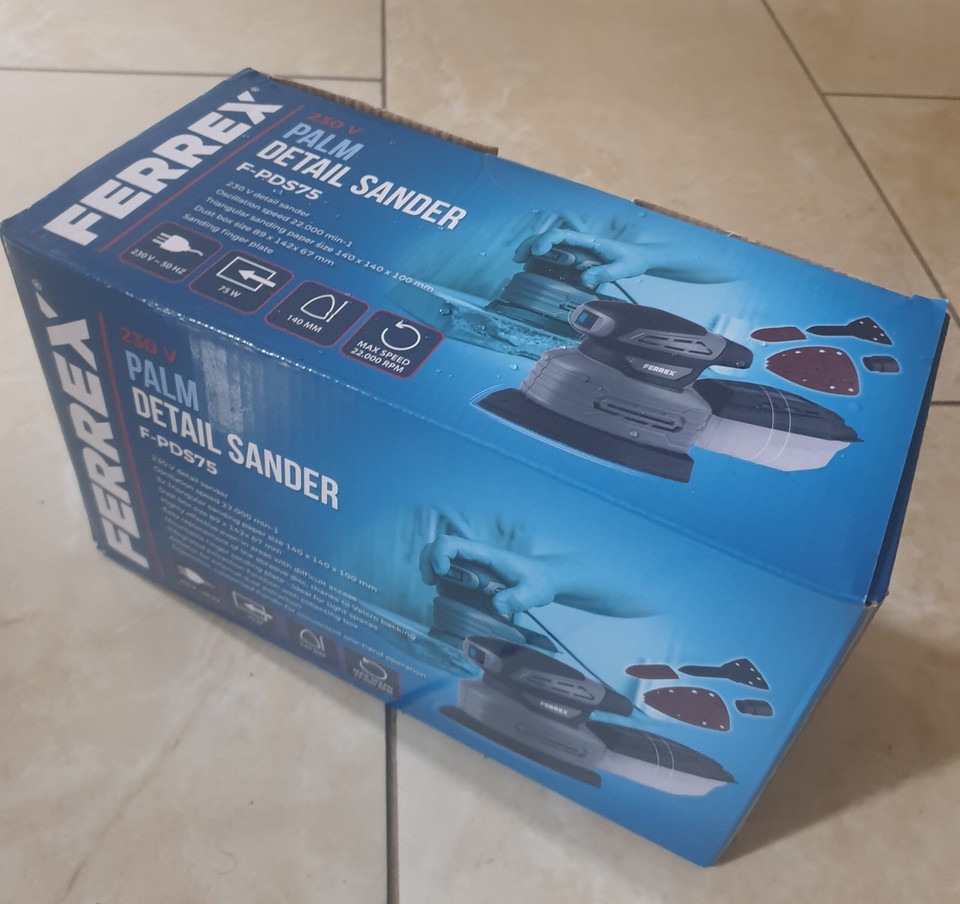 Ferrex detail palm sander New boxed | eBay UK