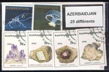 Azerbaijan 25 different stamps used